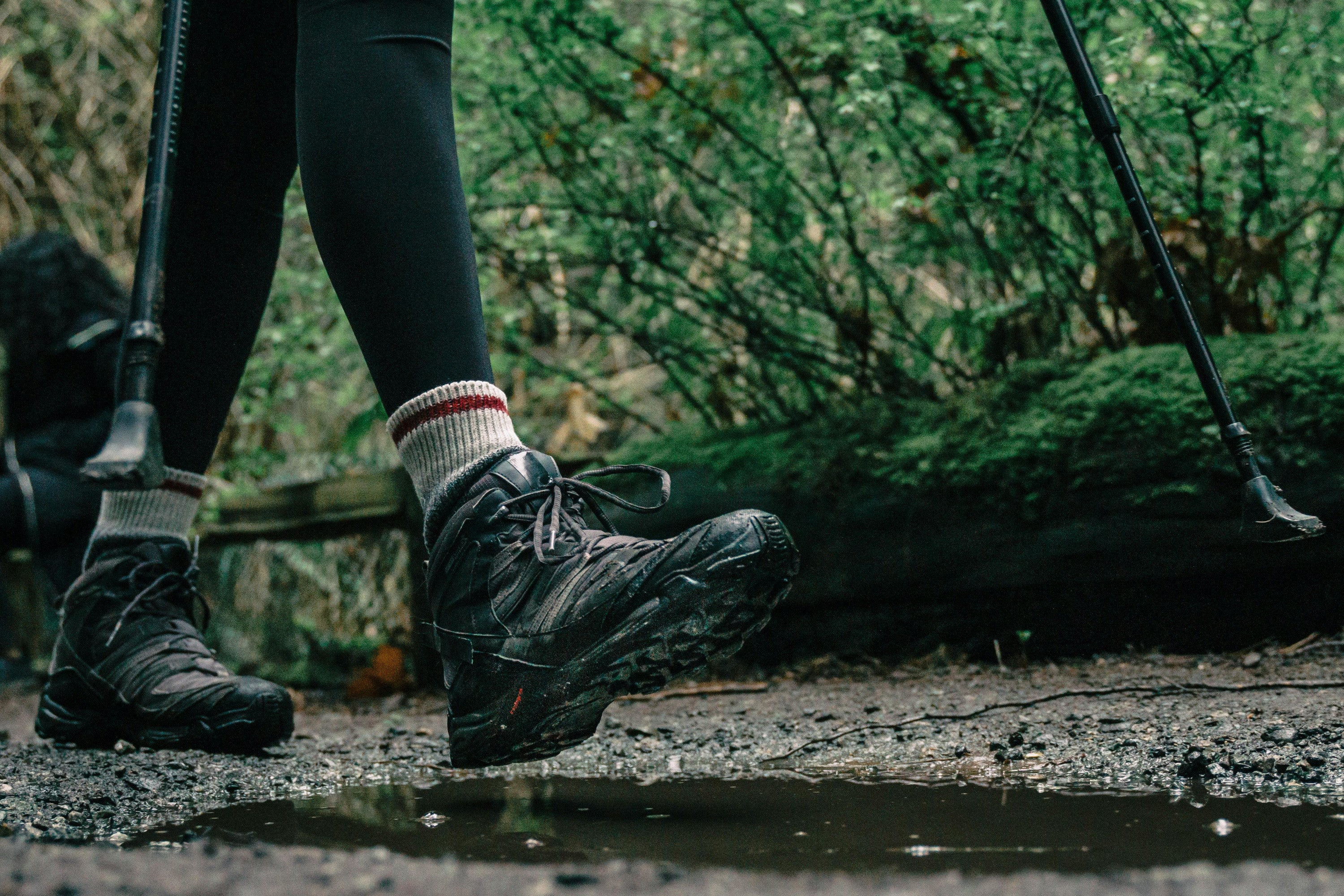 Hiking with Leggings