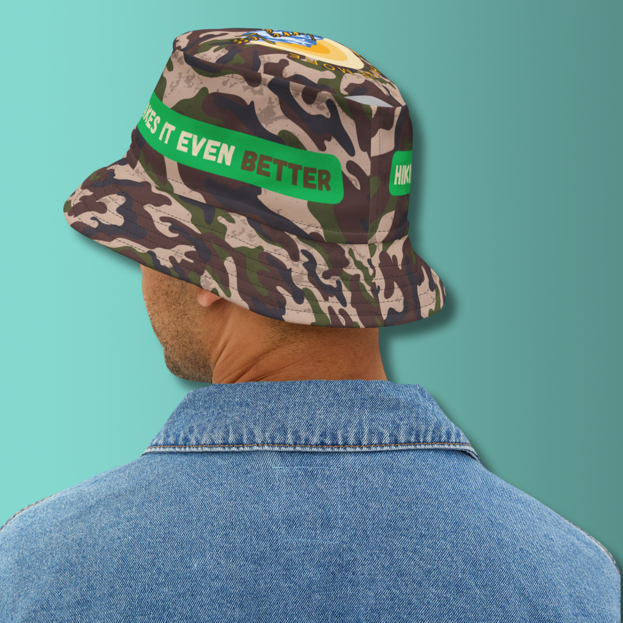 Hiking Friend Camo Bucket Hat