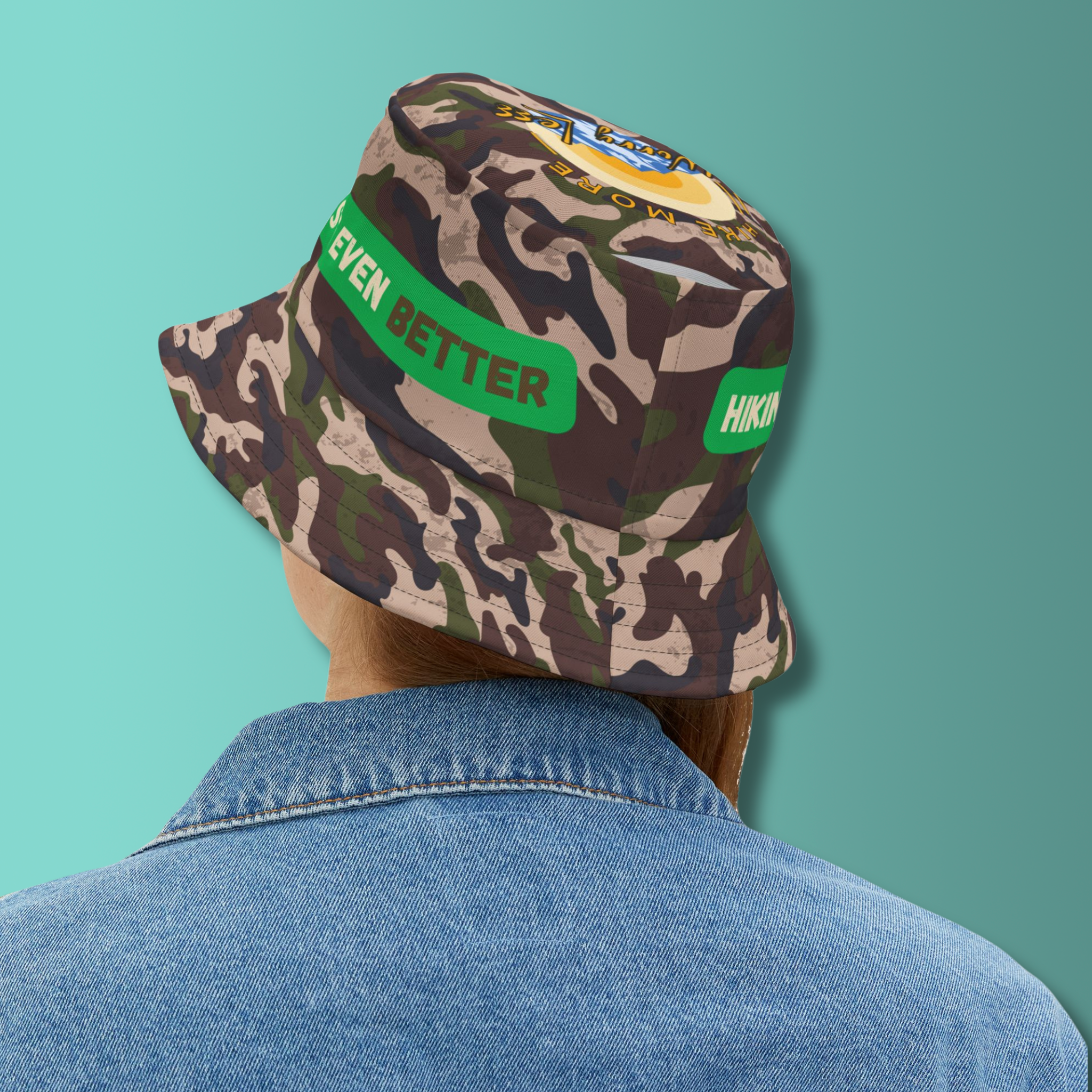 Hiking Friend Camo Bucket Hat