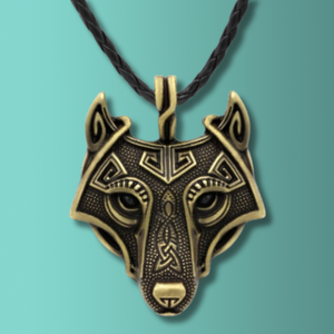 Wolf Head Pendant Necklace