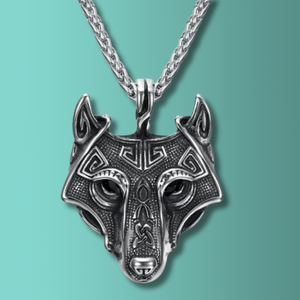 Wolf Head Pendant Necklace