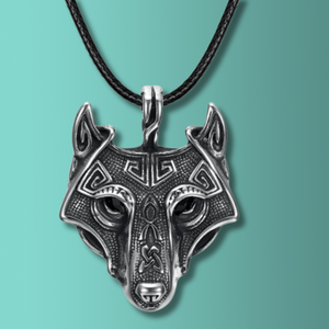 Wolf Head Pendant Necklace